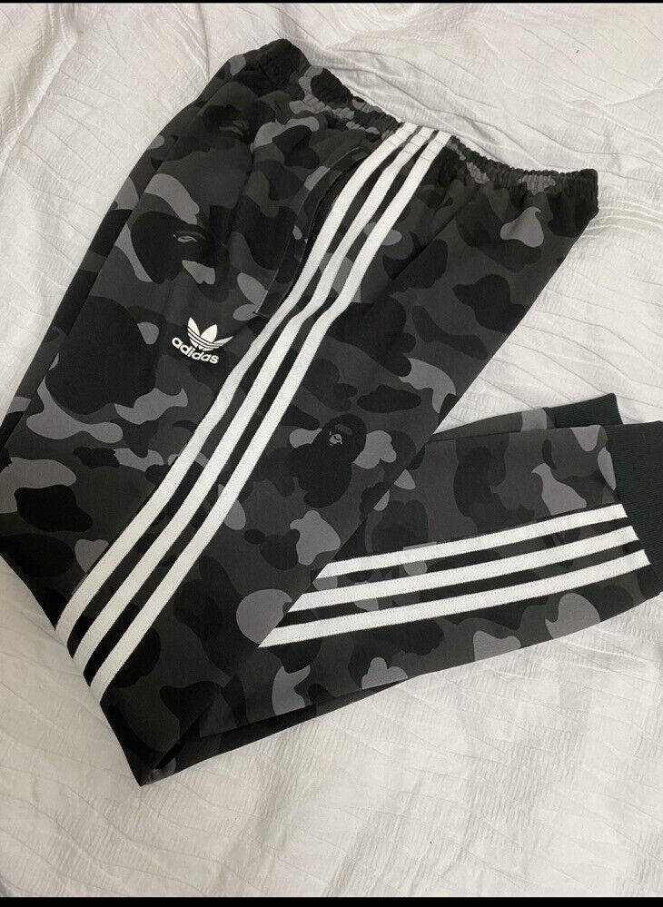 Adidas X BAPE adicolor Track Pants Size S | eBay