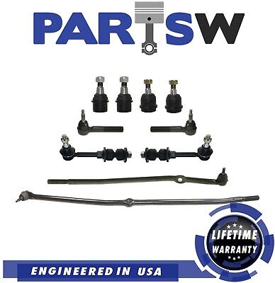 10 Pc Suspension Kit for Dodge Ram 2500 3500 03-10 Tie Rods Sway Bar Ball Joints