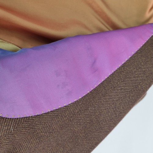 Soprabito blazer lana uomo Holland Esquire taglia 36 fodera colorata perlata - Foto 19 di 22