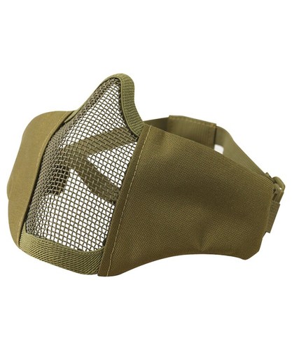 AIRSOFT RECON FACE MASK TACTICAL STEEL GRID MESH PROTECTIVE SAFETY GEAR PADDED - Picture 5 of 6