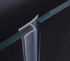 Glass Door Side Seal Strip 100 Inch Frameless Shower Door Side 3/8 inch Glass