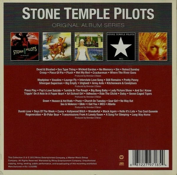 Stone Temple Pilots Original Album Series 5-CD NEW SEALED Core/Purple/No.4+ - Image 2 of 4