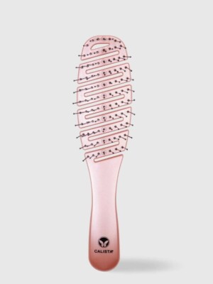 Calista Smoothie Hair Brush De-tangle Smooth Style Flexible Lightweight PINK