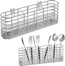 304 Stainless Steel Utensil Holder, Dish Drying Rack, Kitchen Utensil Organizer,