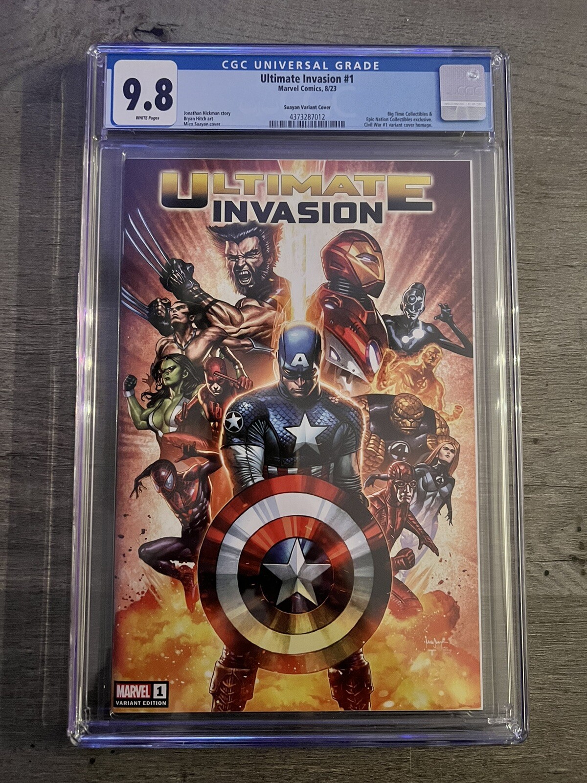 Ultimate Invasion #1 (Paratore Variant Cover) Value - GoCollect