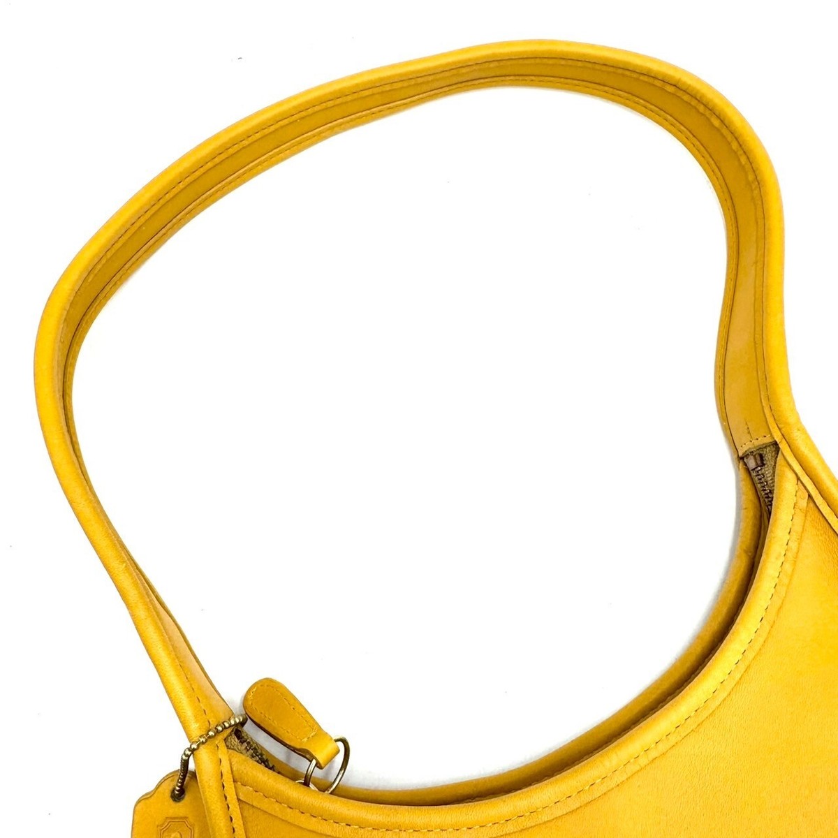 Coach Ergo Vintage Tangerine Orange Yellow 9020 One Shoulder