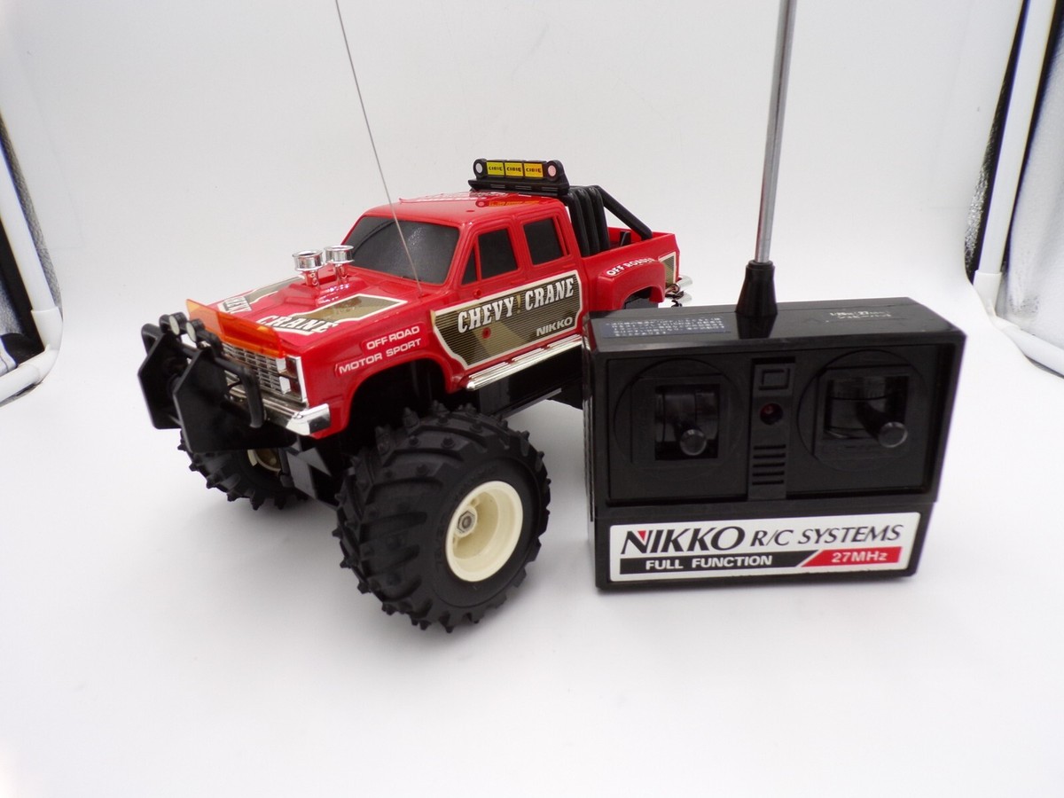 RARE! 80's Nikko Japan 1/20 Chevy Bat 4WD Truck RC In Box