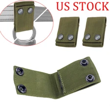 2xGreen QD Handcuff Strap Holder Waist Strap Safety Snap Closure Tactical Strap
