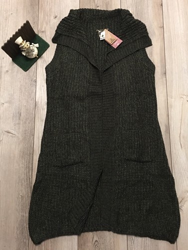 PRANA Thalia Olive Green Wool Blend 