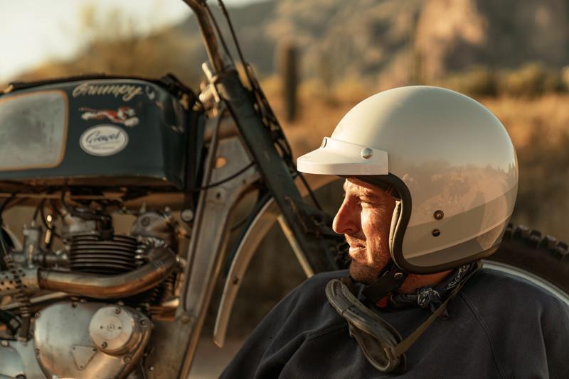 BELL 500TXJ IVORY size xs (56〜57) Bell Custom 500 Motorcycle Open Face Helmet Gloss White DOT