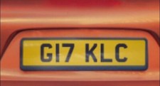 G17 KLC Personalised Number Plate Front & Back With Paperwork GENUINE