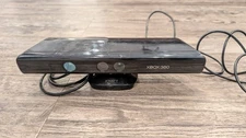 Authentic Xbox 360 Kinect Sensor and Power Supply, Black Working
