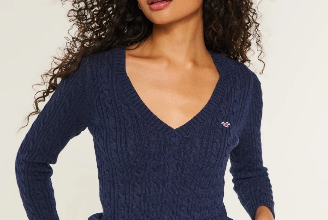 Hollister V-Neck Sweaters for Women for sale | eBay