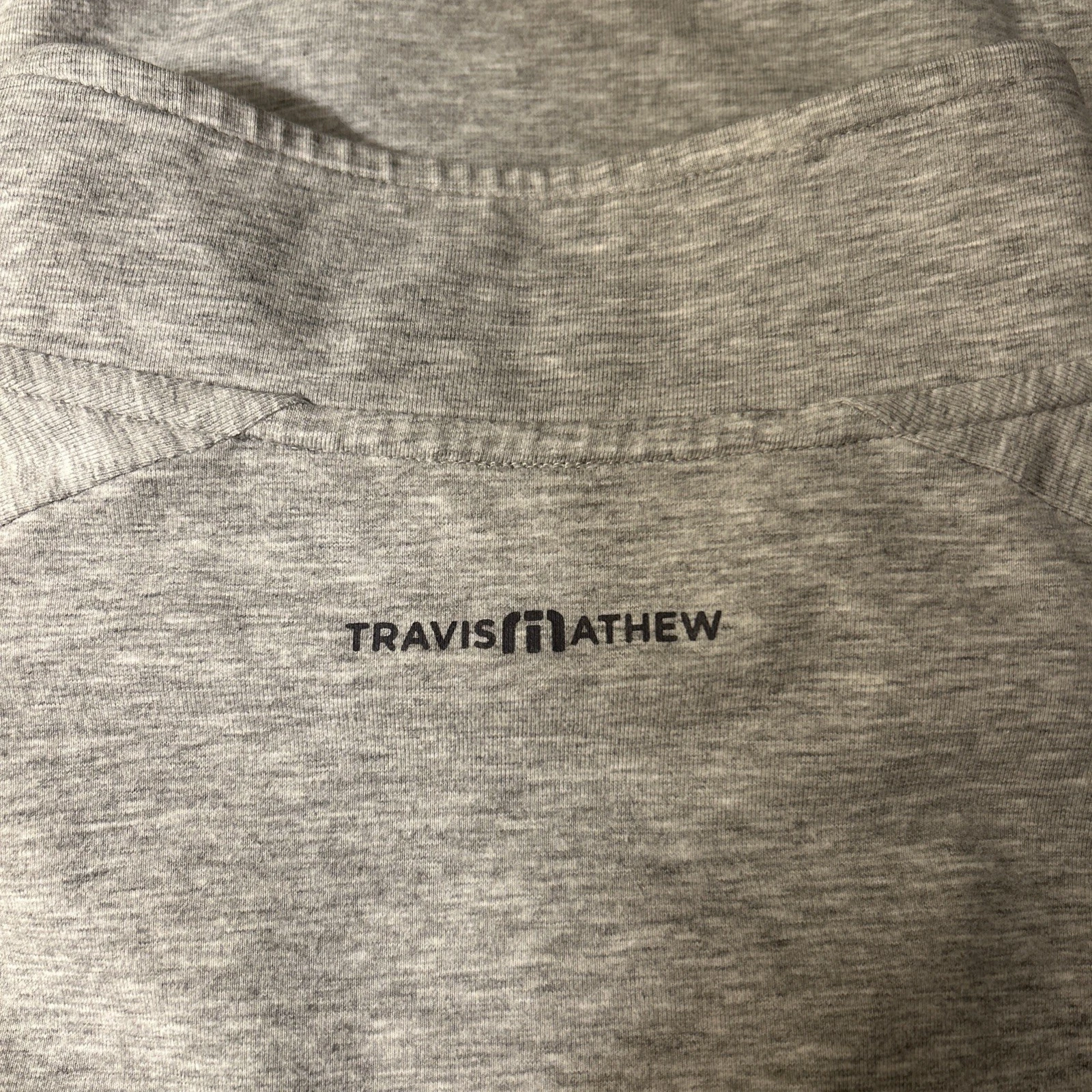 Travis Mathew Sweater Half Zip Gray Outdoor Mens XL Golf Outdoor EUC