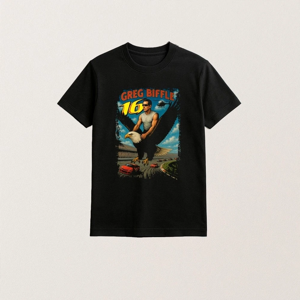 Greg Biffle Freedom 500 Eagle T- shirt, Black