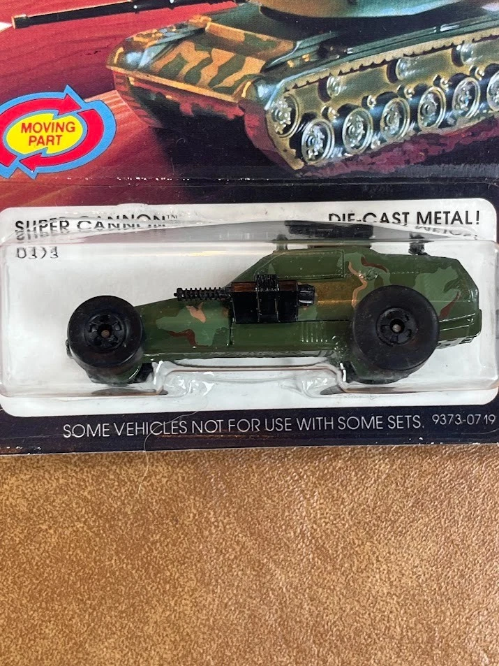 Mattel Hot Wheels Action Command Super Cannon 9373 1984 sellado nuevo en paquete Foto 2 de 4