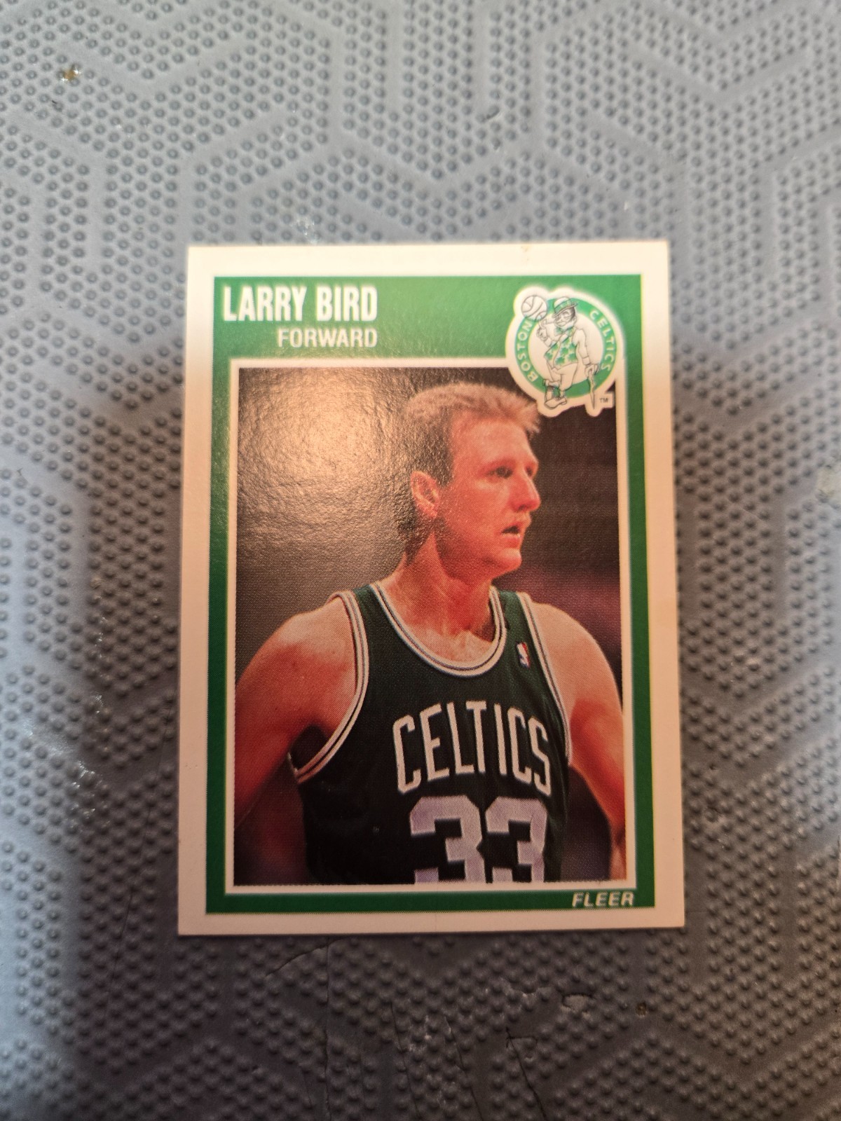 1989 Fleer Larry Bird #8 Basketball Card