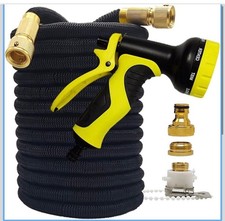 Car Wash Nozzle Expandable Flexible High Pressure Home Watering Gun Set 100 Feet