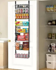 VEVOR 8-Tier Over the Door Pantry Organizer Hanging Storage Rack Adjustable