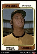 1974 Topps #173 Randy Jones Padres RC VARIATION ASR 2 - GOOD