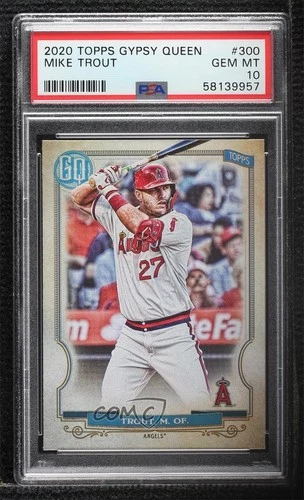 2020 Topps Gypsy Queen Mike Trout #300 PSA 10 GEM MT