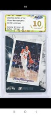 2025 NBA MATCH ATTAX, Victor Wembanyama, KI-VW  Lenticular, PGS 10   PRISTINE