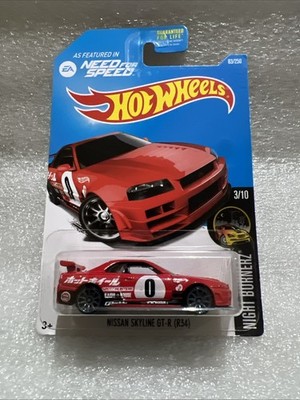 New 2016 Hot Wheels Nissan Skyline GT-R R34!  (Need For Speed) #J1