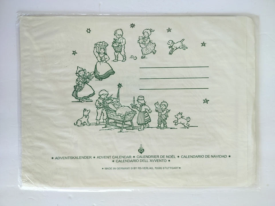 VTG Richard Sellmer Verlag Advent Christmas Calendar Snowy Village #703 Germany - Image 2 of 2