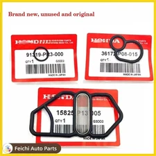 NEW SET GENUINE OEM HONDA 1995-2001 PRELUDE SOLENOID FILTER SPOOL & GASKET VALVE