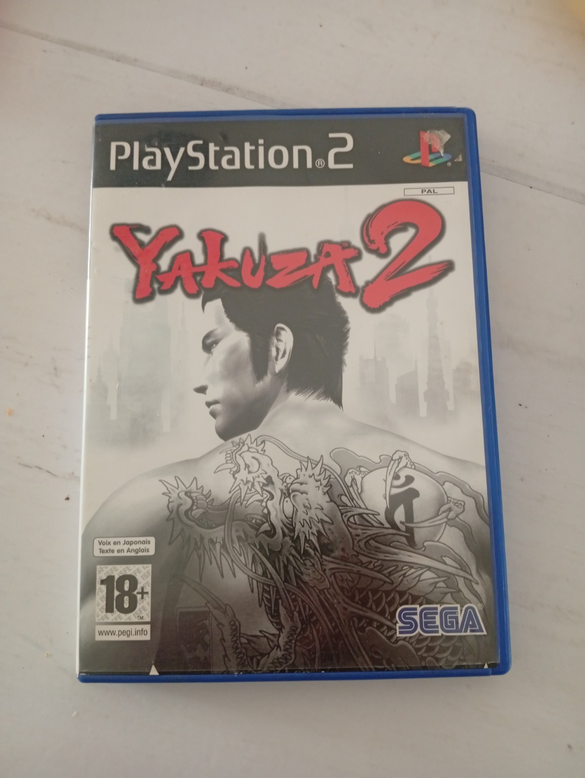 Yakuza 2 sans notice sur Playstation 2 - PS2 FR TBE