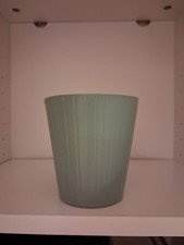 Flower Plant Pot. Ceramic Mint Green Colour