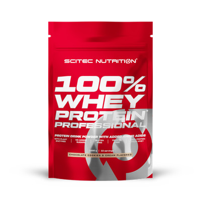Scitec 100 % Whey Protein Professional 1000 g Chocolate Cookies & Cream