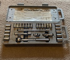 Classic Halfords Complete 28 Piece Socket Set - AF MM Sizes