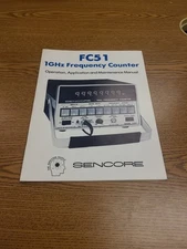 Sencore FC51  1GHz Frequency Counter Operation, Application Manual 1981