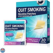 Step 2,30 Patches,14mg Delivered Over 24 Hours,Stop Aid,Helping Quit Patch,St...