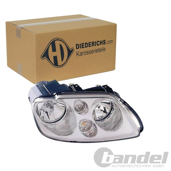 Diederichs Halogen Scheinwerfer Mit Lwr-Motor Rechts FüR VW Touran | 2295082-image