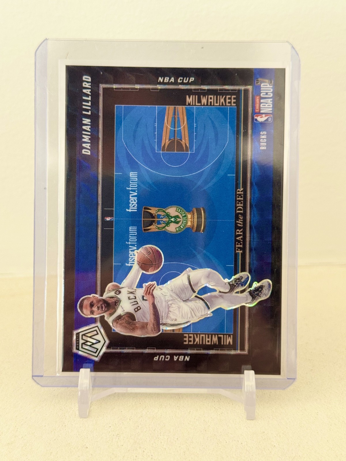 2024-25 Panini Mosaic - Damian Lillard NBA Cup SP Insert #11 Prizm