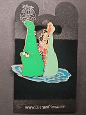 Disney Pin 39593 Captain Hook in Tick Tock Crocodile from Peter Pan