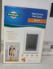 PetSafe PPA00-16943 Wall Entry Pet Door Medium Pet Safe Dog Up to 40 IBs NIOB