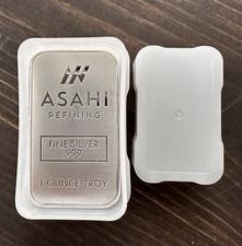 Asahi Silver Bar .999 Fine 1 Oz - Roll Of 20