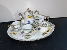 Delton Products Corp 10-Piece Child's Tea Set Butterflies Design Gorgeous