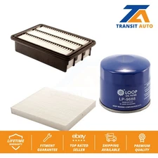 Air Cabin Engine Oil Filters (3 Total) Kit For Hyundai Santa Fe 2.7L KFM-100074