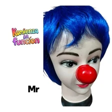 Mexican Professional Glossy Red Clown Nose Plastic Nariz Payaso Made In Mexico