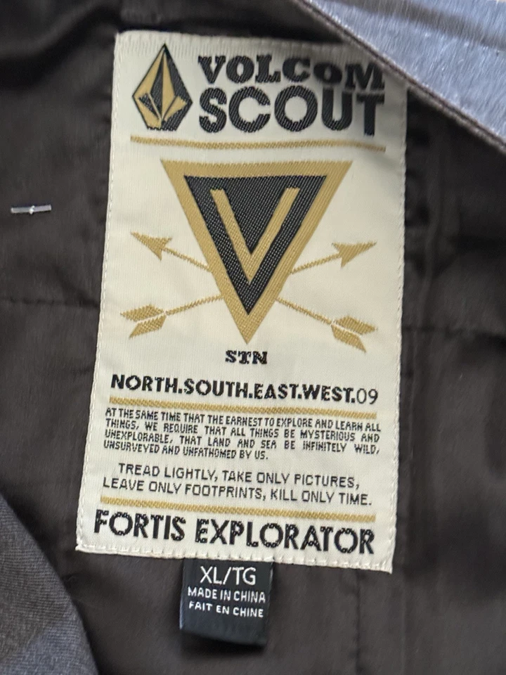 Abrigo Chaqueta Volcom Scout Utilidad Militar Ropa de Calle Exterior Fortis Explorer XL Foto 4 de 4