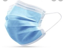 40 Blue  4- Layers Masks Anti-Fog Strip Fluid Shield Protection 4 Fold