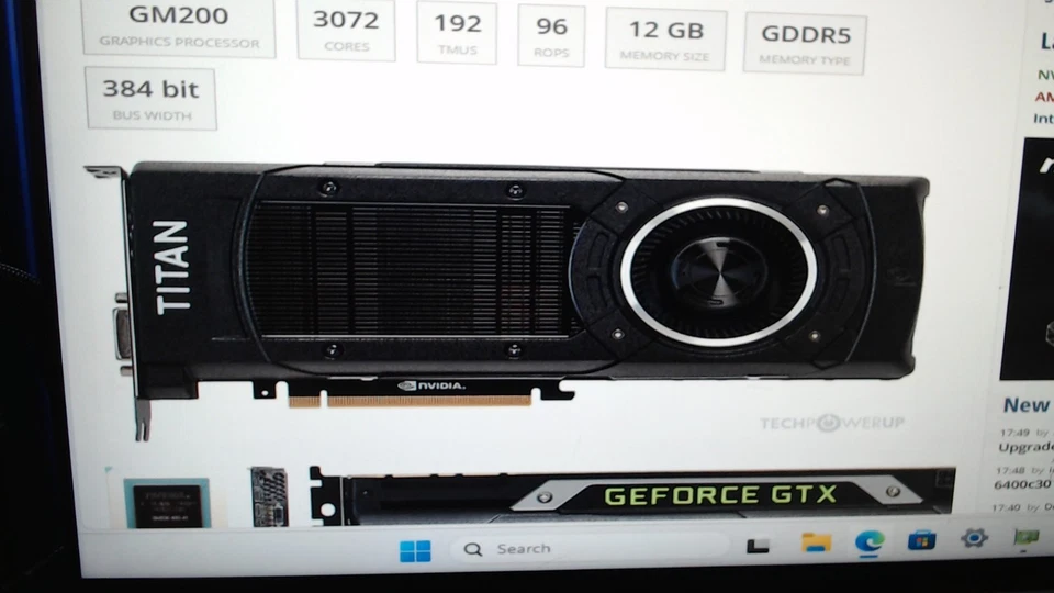 NVIDIA GeForce GTX Titan X  12GB GDDR5 no fan or shroud LOT281 - Image 4 of 4