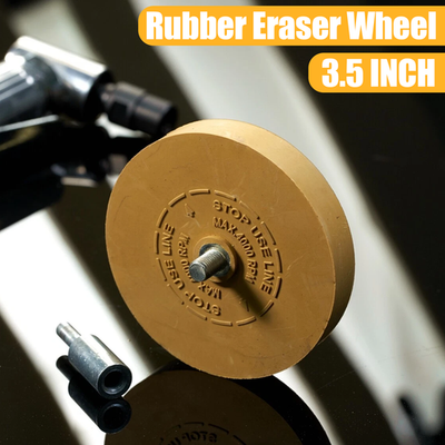 #ad 3.5quot; Car Decal Remover Eraser Wheel Tool for Drill Adhesive Pinstripe Sticker $6.29