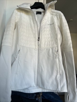 Didriksons Damen Jacke Creme Gr. 36 S mit Kaputze