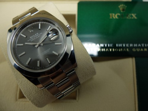 ROLEX STAINLESS STEEL DATEJUST 41 126300 BOX & PAPERS 2023