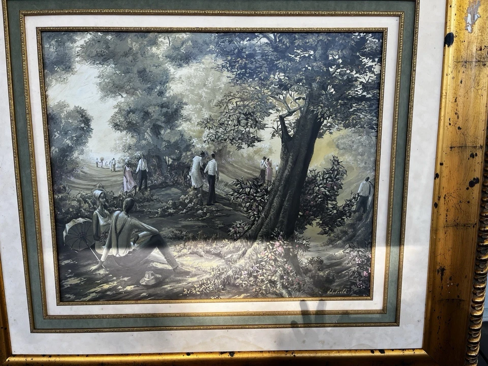 Impresión litográfica John Holyfield "Serenata" firmada y numerada edición limitada Foto 3 de 4